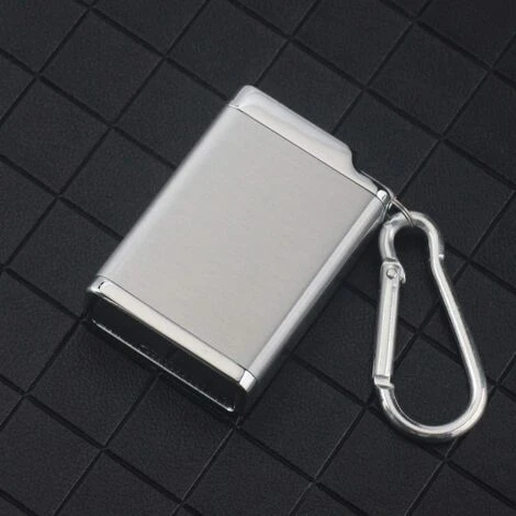 LITZEE Cendrier Portable Mini Cendrier De Poche Anti-odeurs, Cendrier Pour Cigarettes, Pour Utilisation En Extérieur, Cendrier De Poche à Fumer Pour Emporter Facilement Lorsque Vous Voyagez, Gris – Image 4