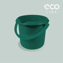 KEEEPER Poubelle Polyvalente ECO (eau Ou Poubelle) Avec échelle De Mesure Intégrée Et Poignée Ergonomique, 5 L, Mika, Vert