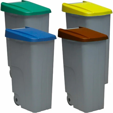 DENOX Pack De Recyclage Reciclo Fermé 4 X 110 L 4 Couleurs