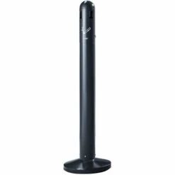 PROBBAX Cendrier-colonne En Tôle D'acier - Capacité 3 L, H X L X P 1010 X 100 X 100 Mm - Anthracite - Coloris Pied: Gris Anthracite RAL 7016