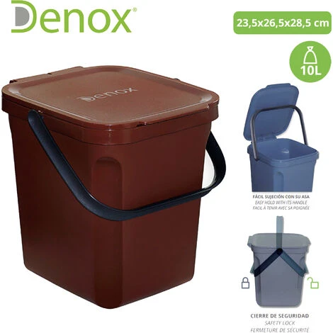 DENOX Poubelle Organique 10 L. - Brown – Image 2