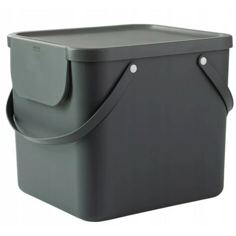 BRICOLINE Corbeille Rotho Albula 40L Gris – Image 2