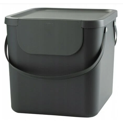 BRICOLINE Corbeille Rotho Albula 40L Gris – Image 4