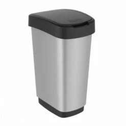 BRICOLINE Corbeille Pivotante Métallique Rotho Twist 25L