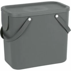 Rotho Abfallbehälter Albula 25l 40x23,5x34cm Anthrazit