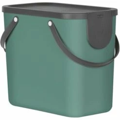 Rotho Abfallbehälter Albula 25l 40x23,5x34cm Mistletoe Green