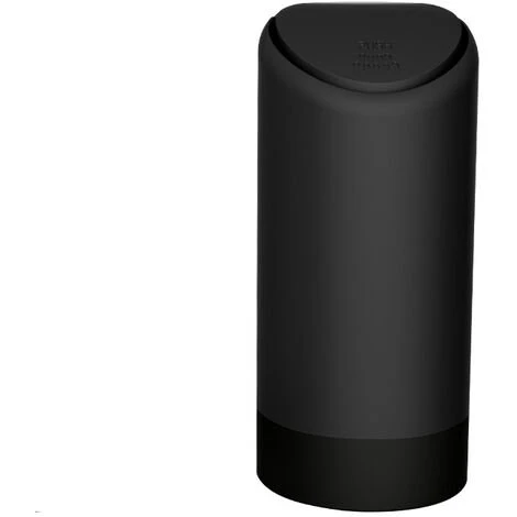 Betterlife Poubelle Avec Couvercle Pour Porte-gobelet De Voiture, Portable Et Lavable, En Silicone Pour La Cuisine Et Le Bureau, Pour La Poussière, Les Déchets, Les Reçus, Les Emballages De Gomme (noir)