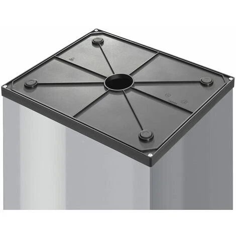 Hailo Poubelle Big-Box Swing Taille XL 52 L Argenté 0860-221 - Argent – Image 3