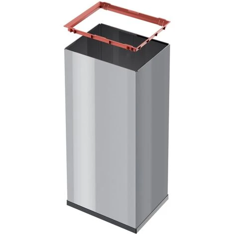 Hailo Poubelle Big-Box Swing Taille XL 52 L Argenté 0860-221 - Argent – Image 4
