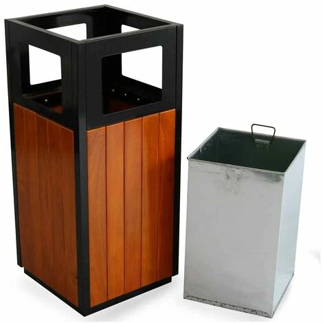 MOBEVENTPRO Poubelle D'extérieur 26 L + Cendrier – Image 2