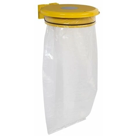 G�N�RIQUE Support Sac Mural Avec Couvercle Vert Mousse Ral 6005 110 L