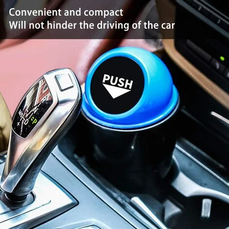 OUSUDELA Véhicule Automobile Porte-gobelet Poubelle Petite Mini Poubelle Voiture Poubelle Poubelle Pour Voiture Bureau Maison – Image 5