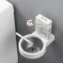 STARLIGHT Cendrier Mural D'extérieur,SL.GT Cendrier Mural De Salle De Bain,Cendrier De Bureau,Cendrier En Acier Inoxydable