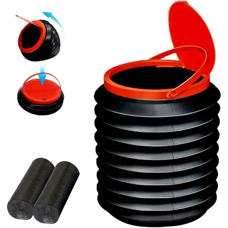 OUSUDELA Portable Poubelle Seau De Voiture Rétractable,Poubelle Pliante Voiture Stockage Magic MultifonctionnelPour Le Camping, Les Voyages En Plein Air, Réutilisable