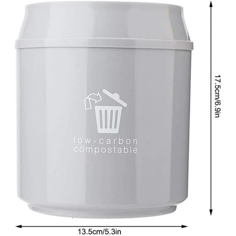 STARLIGHT SL.GT Mini Poubelle De Bureau Petite Poubelle Organisateur De Bureau Poubelle Conteneurs De Recyclage Salle De Bain Panier à Ordures – Image 3