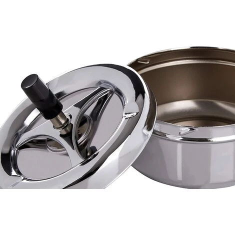 PERLE RARE Cendrier Avec Poussoir/ Grand Cendrier Rotatif/ Taille L – Image 5