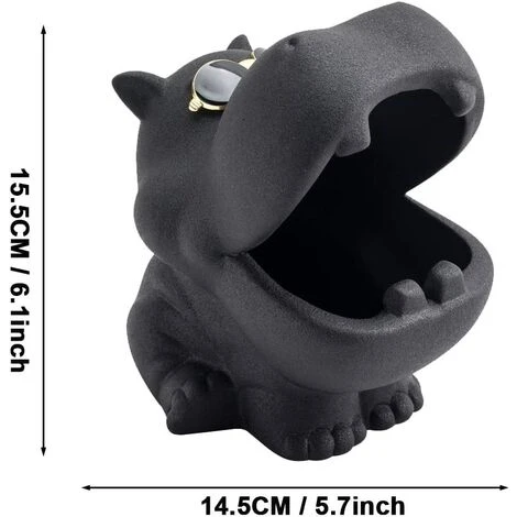 PERLE RARE Cendrier Orang-outan En Céramique Pour Voiture - Grande Capacité - Décoration Idéale - Cadeau-hippopotame – Image 2