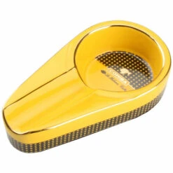 PERLE RARE Cendrier Céramique Exquis Pour Le Bureau à Domicile (Jaune)