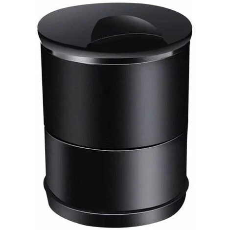 PERLE RARE Cendrier De Voiture Portable-Noir