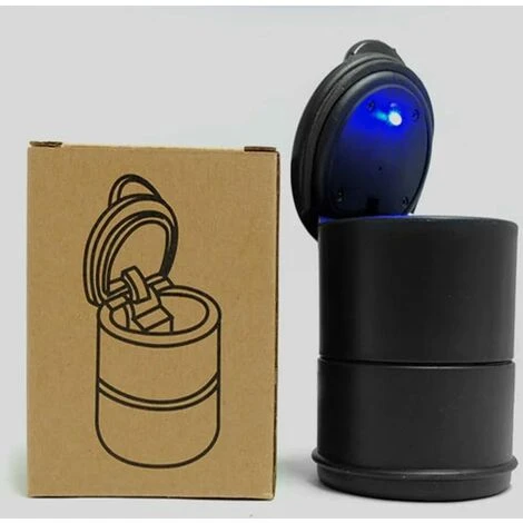 PERLE RARE Cendrier De Voiture Portable-Noir – Image 5