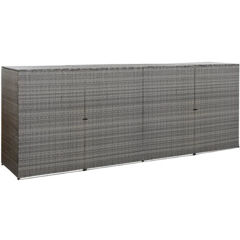 NOVA SPAZZATUA COVEROINE SEUX À POLYRATTAN 305X78X120 CM Diverses Couleurs Couleur : Anthracite