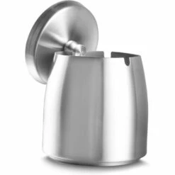 REGALI Grand Cendrier Cendrier Extérieur Cendrier Déodorant Cendrier Fermé Cendrier Extérieur Base Argent