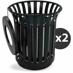 MOB EVENT PRO 2 Poubelles D'extérieur 31 L En Acier
