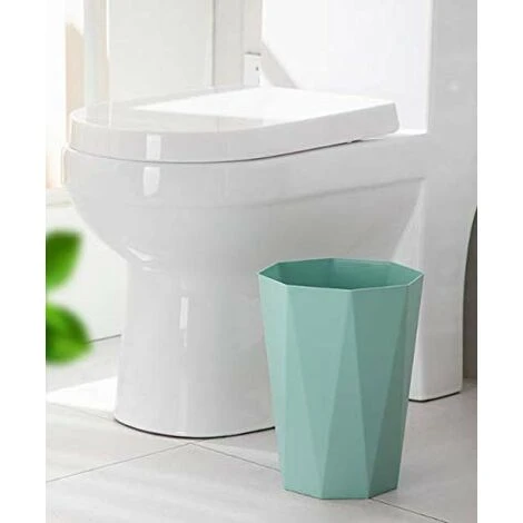 EINEMGELD Poubelle De Bureau En Plastique - Corbeille à Papier Pour La Cuisine, Le Bureau Ou Pour La Cuisine Et Le Bureau (vert, Grand) – Image 2