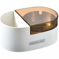 Ensoleillé Cendrier à Fumer Mural Ou De Bureau Avec Couvercle Pour Cigarette, Cendrier Coupe-vent Couvert Pour Fumeurs, Support De Cendre Pou