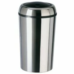 ROSSIGNOL PROFESSIONNEL SAS Poubelle Inox A Couvercle Basculant Inox 50 L Seau Interieurplastique