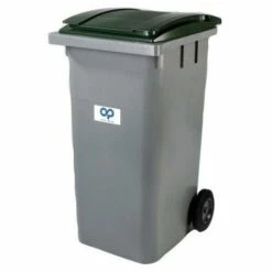 AUTRES Conteneur Poubelle 2 Roues 180 Litres Vert - Plastic Omnium