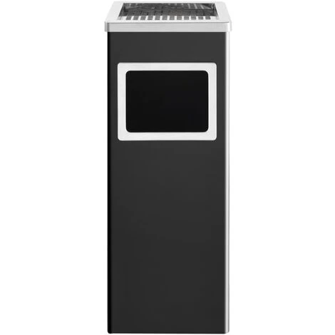 SUPERMARKET Poubelle à Cendrier D'hôtel 36 L Acier Noir – Image 4