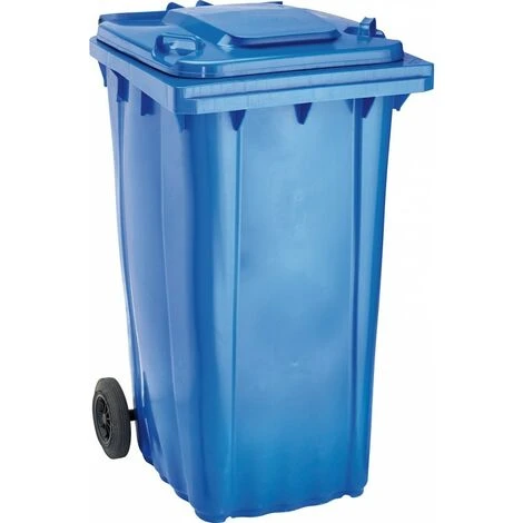 OI Bac Poubelle WAVE 240-l Plastique Bleu
