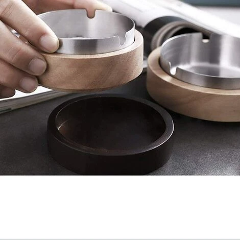 FUHUIDATRADING Cendrier Original Extérieur Design, Cendrier Avec Couvercle Fermé Anti Odeur, Cigare Cendrier Anti Vent Portable Pour Intérieur Et Extérieur – Image 5