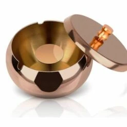 THSINDE Cendrier, Cendrier Extérieur Avec Couvercle, Ensemble De Cendriers à Cigarettes En Acier Inoxydable, Cendrier Cool Pour Une Utilisation En Extérieur Et En Intérieur