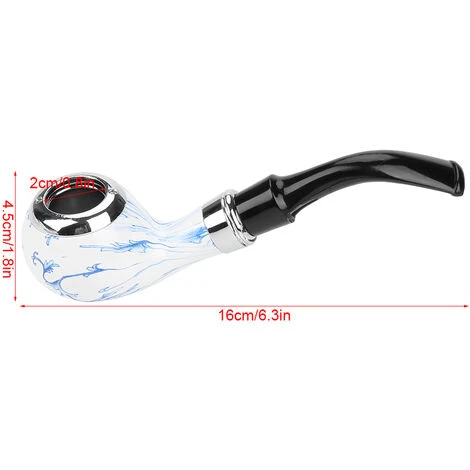 YD Accessoire Pour Fumeur De Tabac à Cigare En Bois De Porcelaine Bleu Et Blanc – Image 4