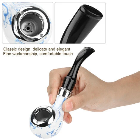 YD Accessoire Pour Fumeur De Tabac à Cigare En Bois De Porcelaine Bleu Et Blanc – Image 5