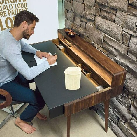 MONLY 1,5L Mini Poubelle, Mini Poubelle De Bureau, Avec Poubelle Et Couvercle Pivotant, Pour Chambre,Salle,Cuisine,Véhicule (Blanc) – Image 3