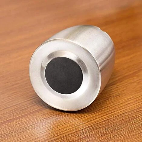 MINKUROW Cendrier Pour L'extérieur Avec Couvercle Cendrier Design Cendrier à Vent En Acier Inoxydable Pour L'extérieur Et L'intérieur Cendrier De Table Avec Base Antidérapante Pour Décoration De Bureau (petit) â Image 2