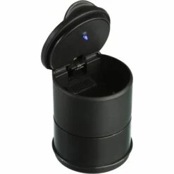 PERLE RARE Porte-gobelet Plastique Cendrier Avec Couvercle Et LED