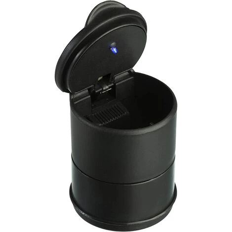 PERLE RARE Porte-gobelet Plastique Cendrier Avec Couvercle Et LED