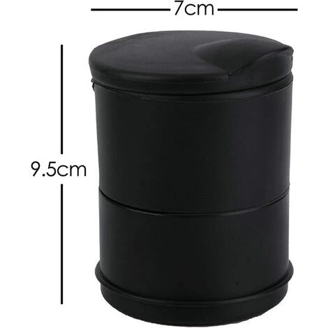 PERLE RARE Porte-gobelet Plastique Cendrier Avec Couvercle Et LED – Image 2