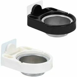 FLETéçA 2 Pièces Cendrier Mural Mural En Acier Inoxydable, Cendrier Inox Pour Salle De Bain, Coupe Vent Cigarette Cendrier Fumeurs Cendre Utilisation Intérieure Ou Extérieure, Parfait Pour La Maison