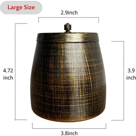 PERLE RARE Cendrier Avec Couvercle Pour Cigarette - Ensembles De Cendriers D'extérieur En Fer, Cendriers Pour Cigarettes D'extérieur, Coupe-vent, Sans Odeur, Grand Cendrier Pour Bureau à Domicile, Balcon Extérieur â Image 5