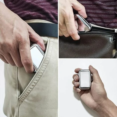 Cisea Cendrier Portable Cendrier De Poche En Acier Inoxydable Mini Cendrier Avec Couvercle Cigarette Cendrier Conteneur Pour Fumer Voyage En Plein Air – Image 4