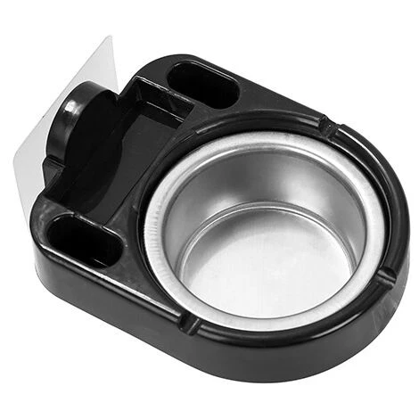 ENLENK 2 Pièces Cendrier Mural Mural En Acier Inoxydable, Cendrier Inox Pour Salle De Bain, Coupe Vent Cigarette Cendrier Fumeurs Cendre Utilisation Intérieure Ou Extérieure, Parfait Pour La Maison