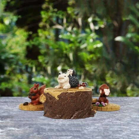 FLYME Cendrier Cigarettes Avec Couvercle Mignon Vivid Forest Animal Cendrier Support Pour Intérieur Et Extérieur-Hérisson – Image 5